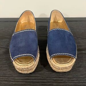 Navy blue Prada sandals